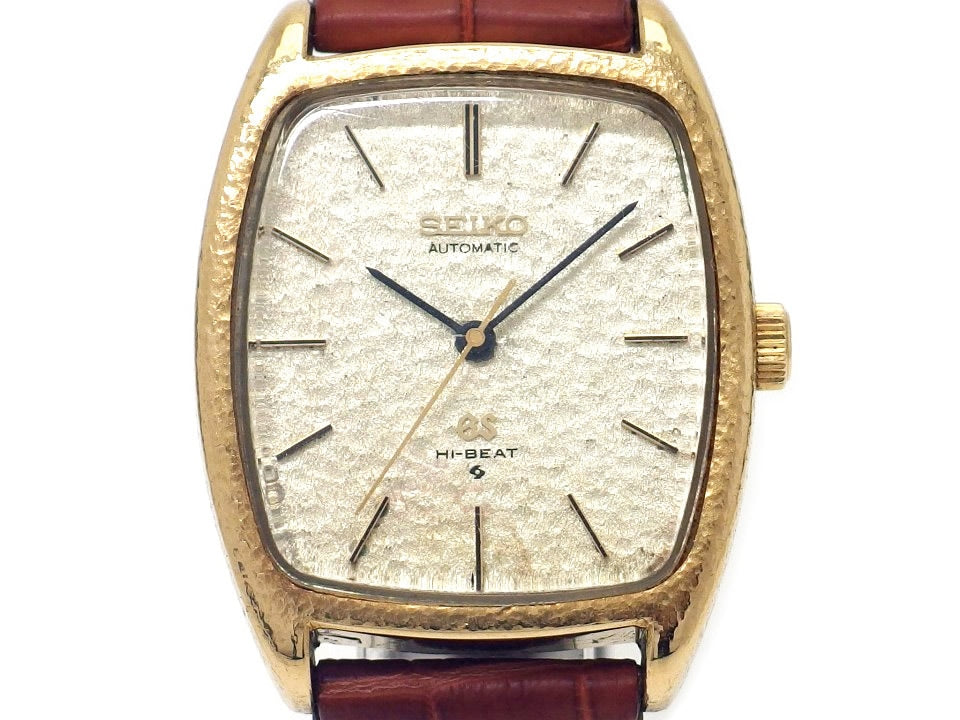 【希少】グランドセイコー 5641-5000 トノー型 18金無垢ケース 自動巻 OH済 昭和48年製 Seiko