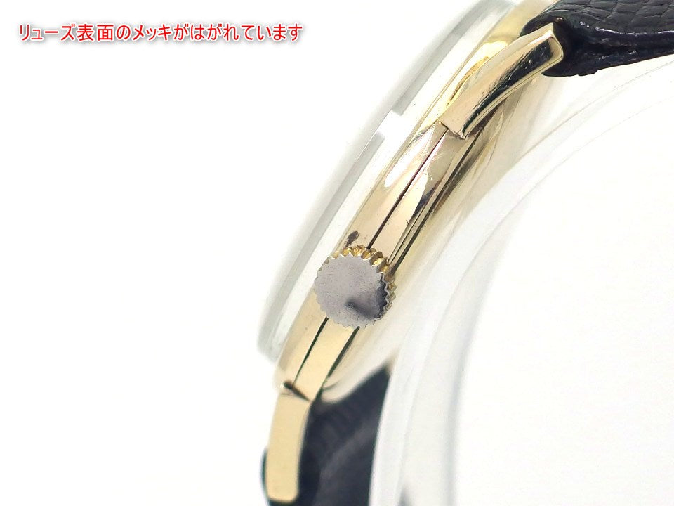 チュードル 9金 ノンオイスターケース 32mm 盾ロゴ Cal.2403 手巻 OH済 1970年代 Tudor