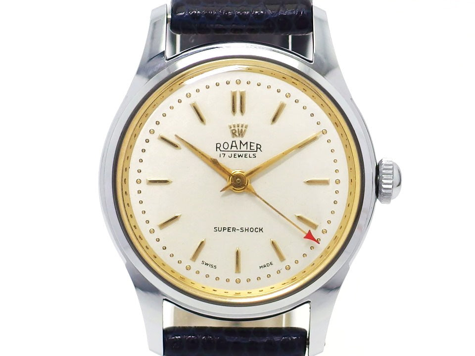 ローマー 215999 180459 スイス製 17石手巻 OH済 1960年代