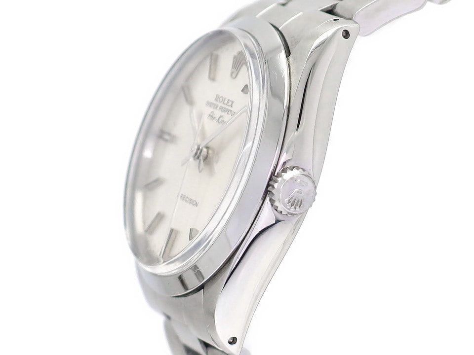 ロレックス エアキング Ref.5500 Cal.1520 自動巻 OH済 ロレックス純正ハードブレス 1987年製 Rolex