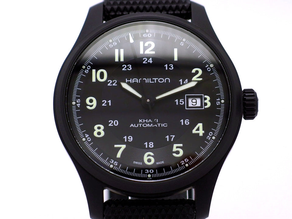 ハミルトン カーキ フィールド チタニウム オート 42mm H70575733 自動巻 現行モデル USED Hamilton
