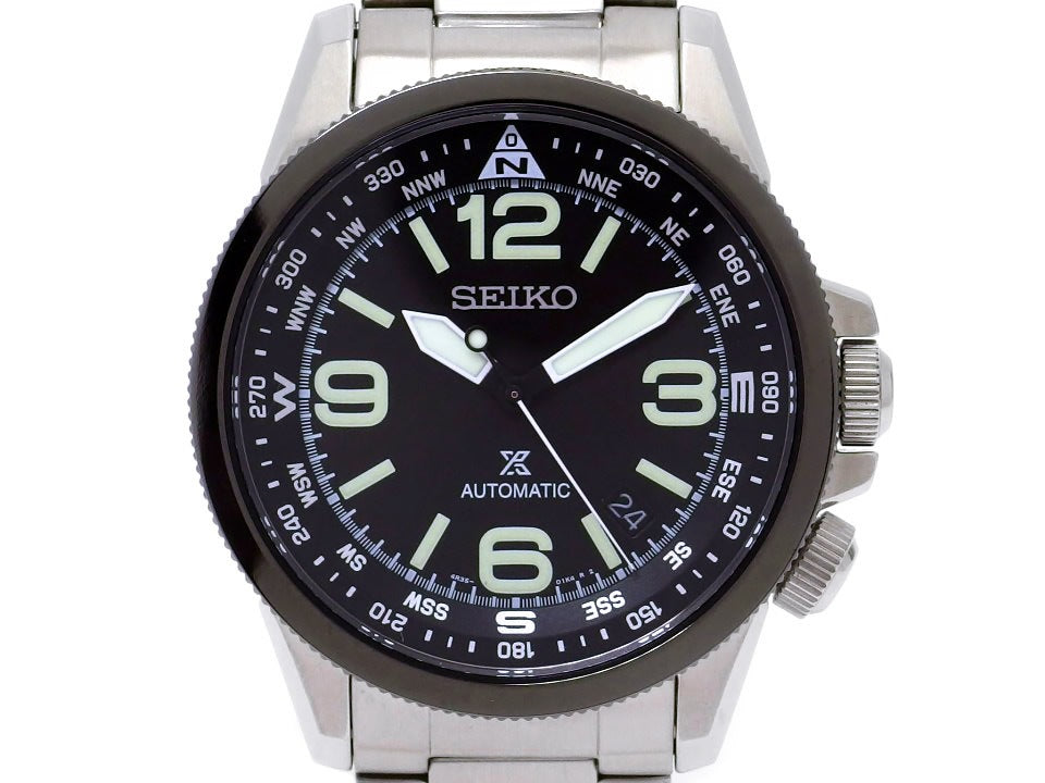 セイコー プロスペックス 4R35-01N0 インナー回転コンパスベゼル 逆輸入 自動巻 USED Seiko