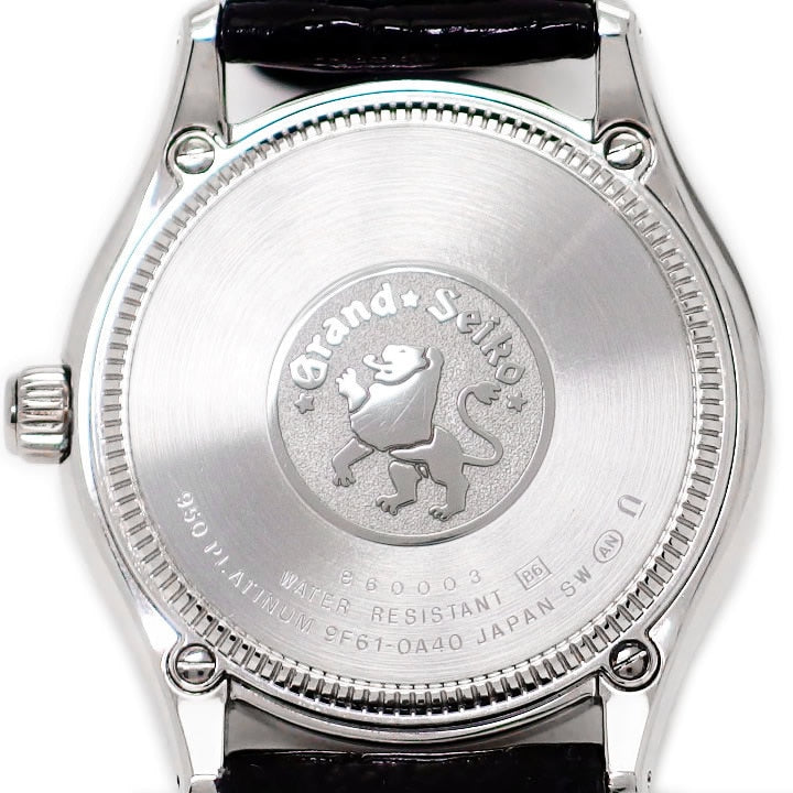 グランドセイコー SBGX017 9F61-0A40 プラチナ製ケース Pt950 クオーツ 1997年発売 USED Seiko