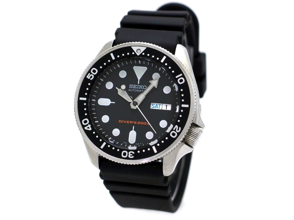 セイコー ダイバーズ 200m SKX007KC 7S26-0020 黒ベゼル 自動巻 逆輸入 2017年購入品 USED