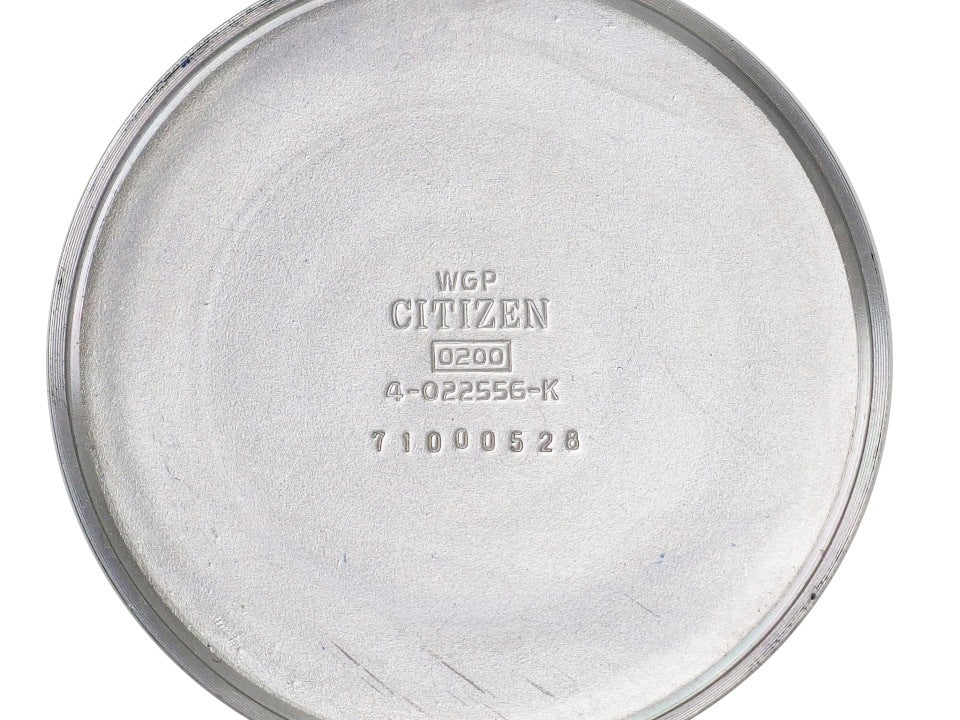 シチズン 懐中時計 コインエッジベゼル 4-022556-K WGP Cal.0200 21石 手巻 昭和42年製