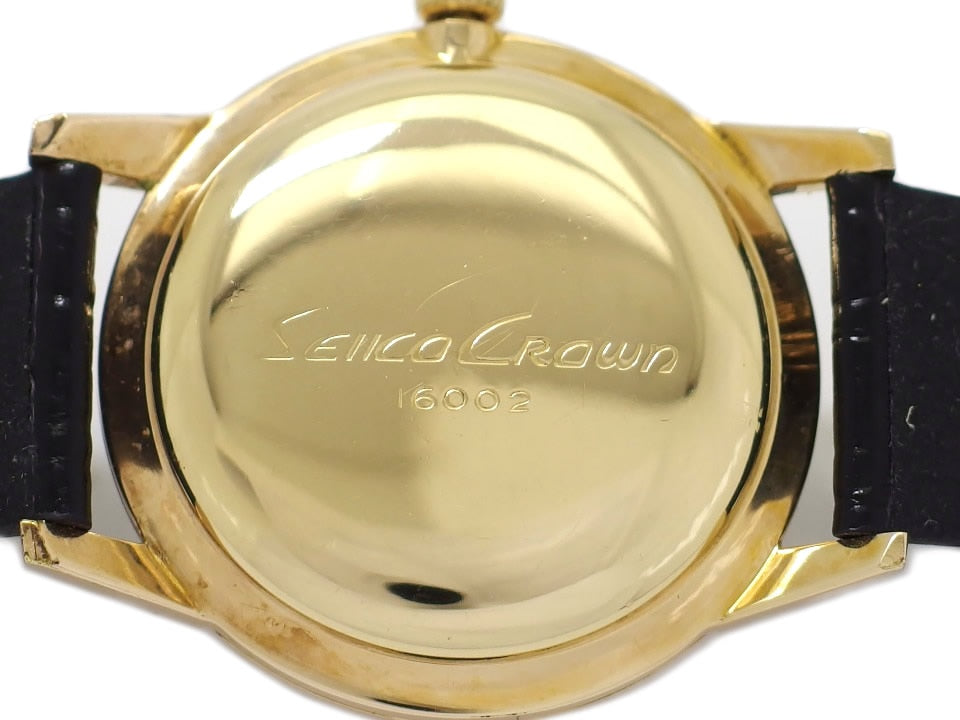 セイコー クラウン 16002 金メッキ Cal.560 21石 手巻 OH済 昭和38年/1963年製 Seiko