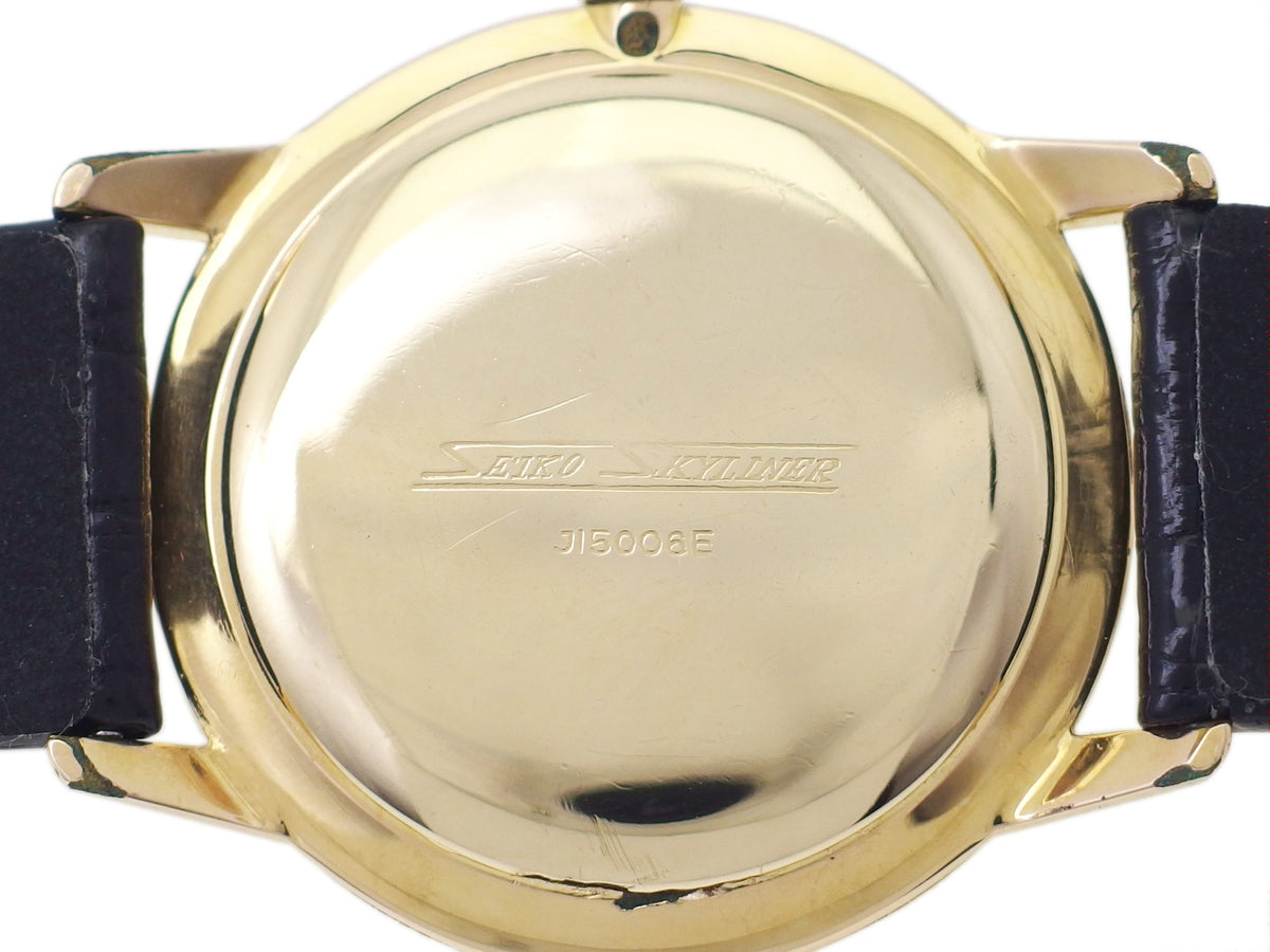 セイコー スカイライナー J15006E 金メッキ Cal.402 21石 手巻 OH済 昭和38年/1963年製 Seiko