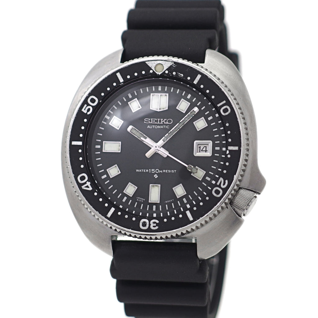 セイコー セカンドダイバー 150m 6105-8110 リューズロック不調 自動巻 OH済 1974年／昭和49年製 Seiko