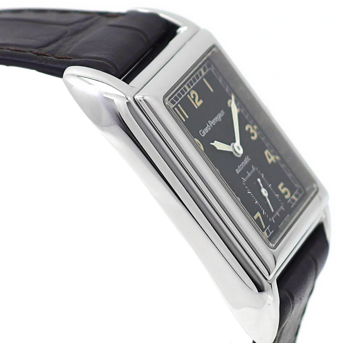 Girard-Perregaux Richeville Ref. 2520, Black Dial, Stainless Steel, Cal. 3000, Automatic, Overhauled, USED Girard-Perregaux