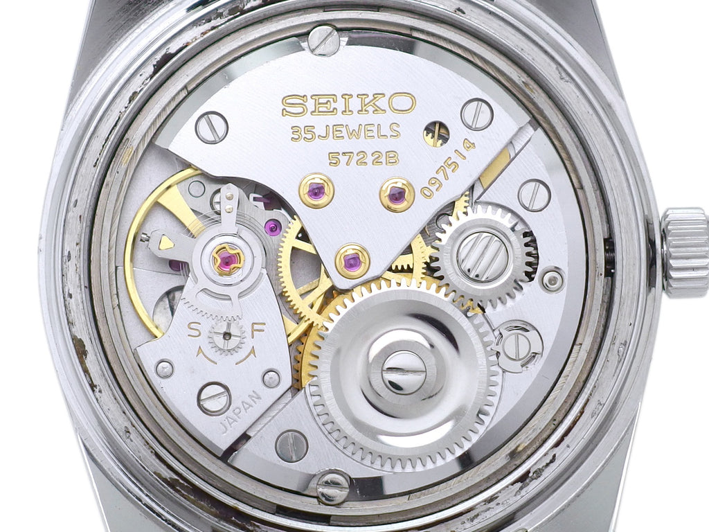 グランドセイコー セカンドモデル後期型 5722-9991 W SEIKOリューズ GSメダリオン 手巻 OH済 昭和42年/1967年製 Seiko