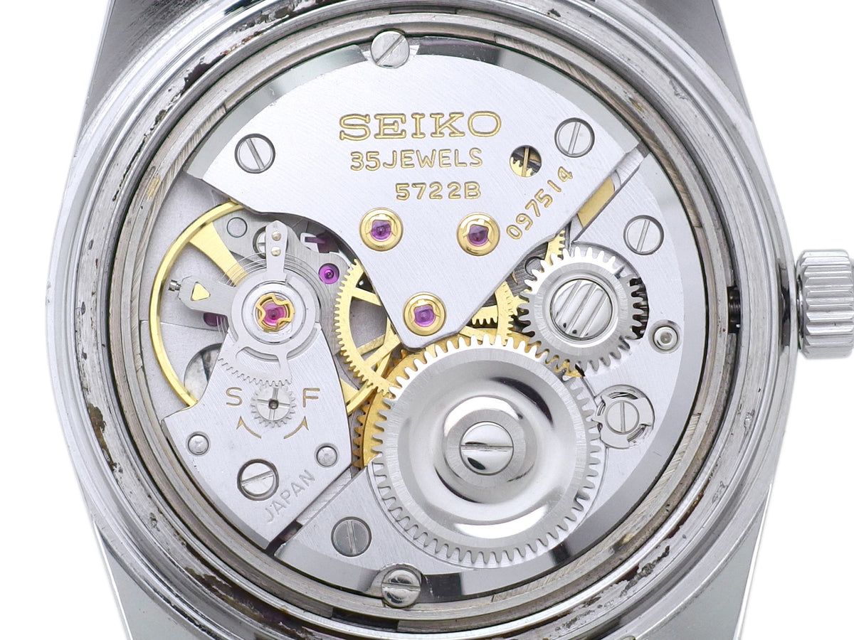 グランドセイコー セカンドモデル後期型 5722-9991 W SEIKOリューズ GSメダリオン 手巻 OH済 昭和42年/1967年製 Seiko