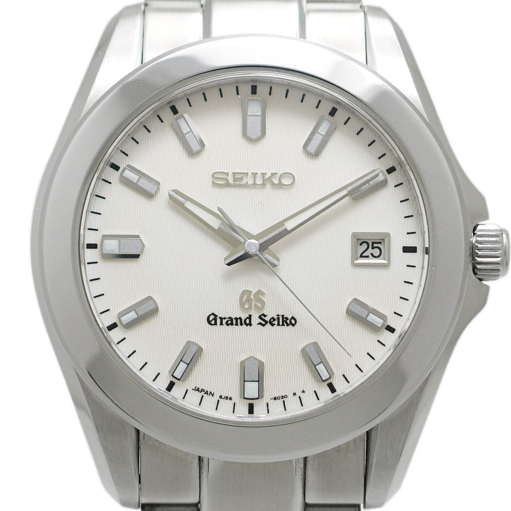 グランドセイコー SBGF017 8J56-8020 ねじ込みリューズ 純正ブレスレット クオ－ツ 2001年製 USED Seiko