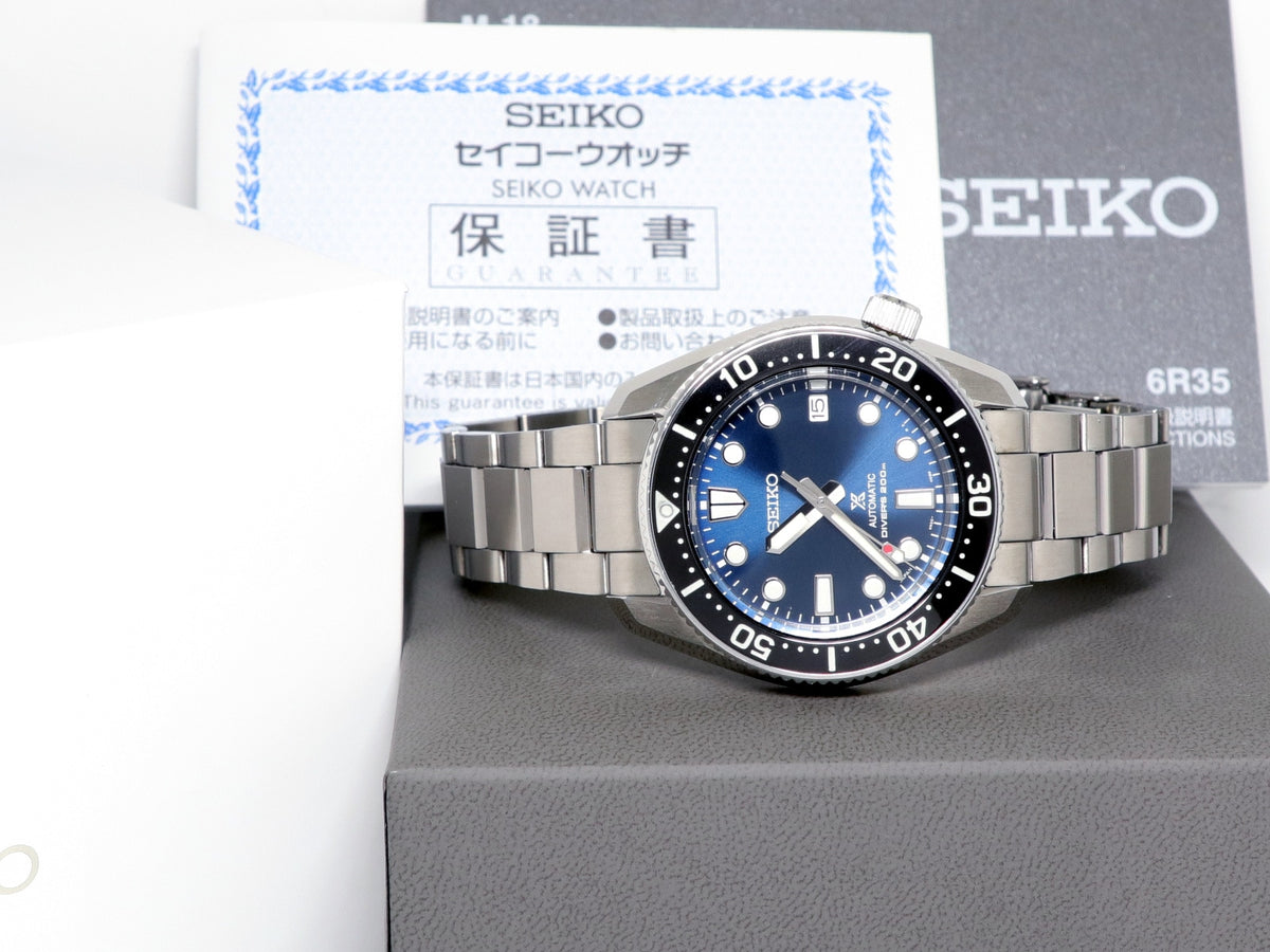 セイコー プロスペックス ダイバース 200m SBDC127 ブルー文字盤 6R35-01E0 自動巻 2022年購入 USED Seiko