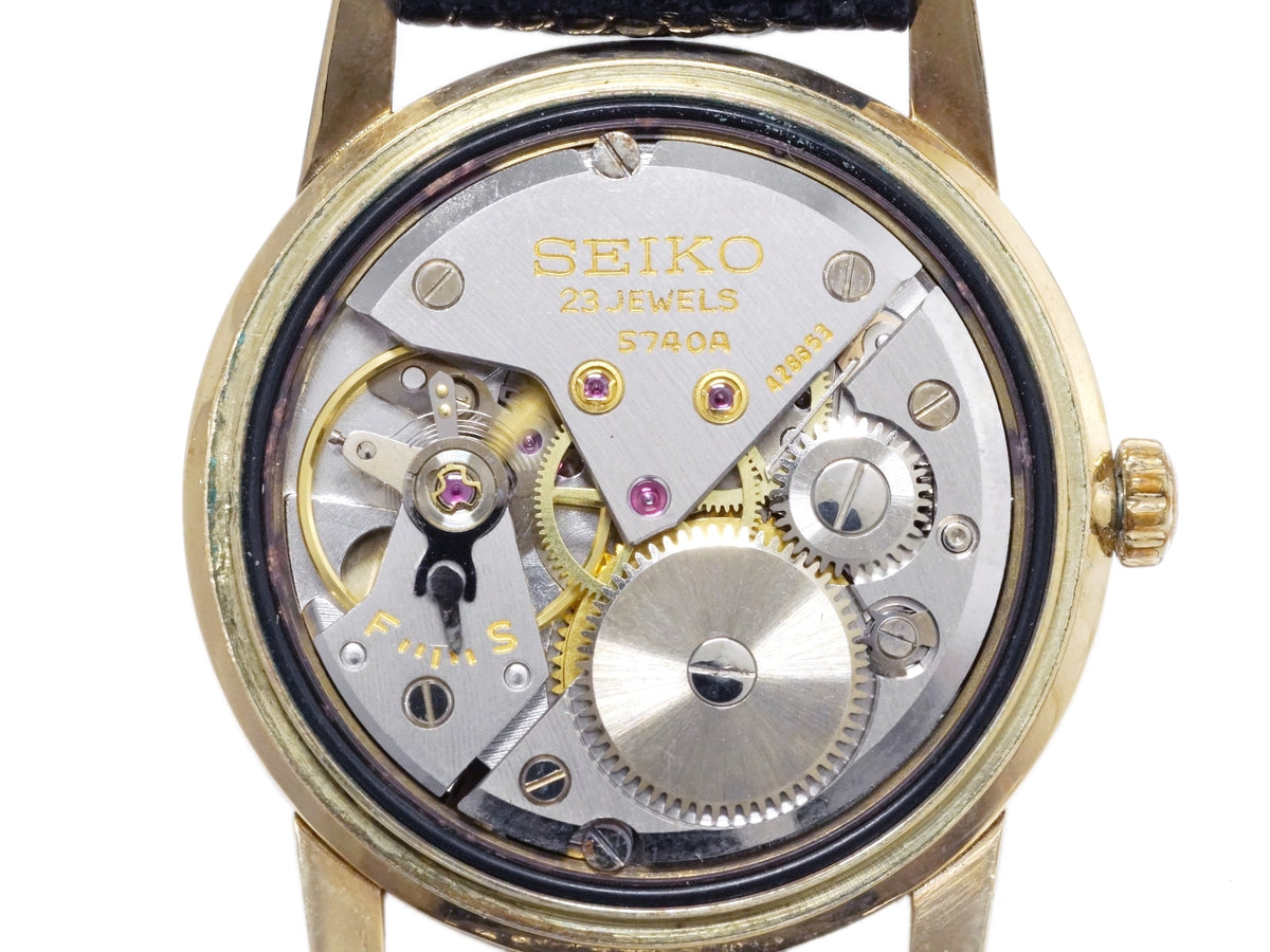 セイコー ロードマーベル 5740-1990 金張り 23石 Cal.5740A 手巻 OH済 昭和39年/1964年製 Seiko