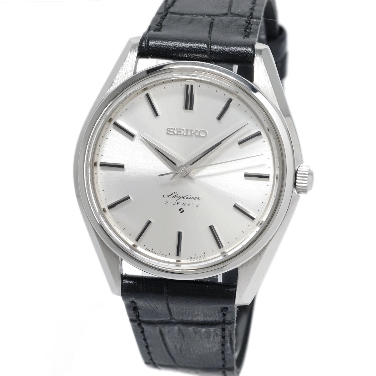 セイコー スカイライナー 6100-8000 ノンデイト 21石 手巻 OH済 昭和46年/1971年製 Seiko
