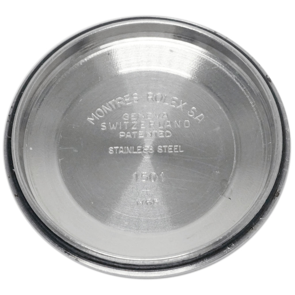 ロレックス オイスターパーペチュアルデイト エンジンターンドベゼル Ref.1501 Cal.1570 自動巻 OH済 1966年製 Rolex
