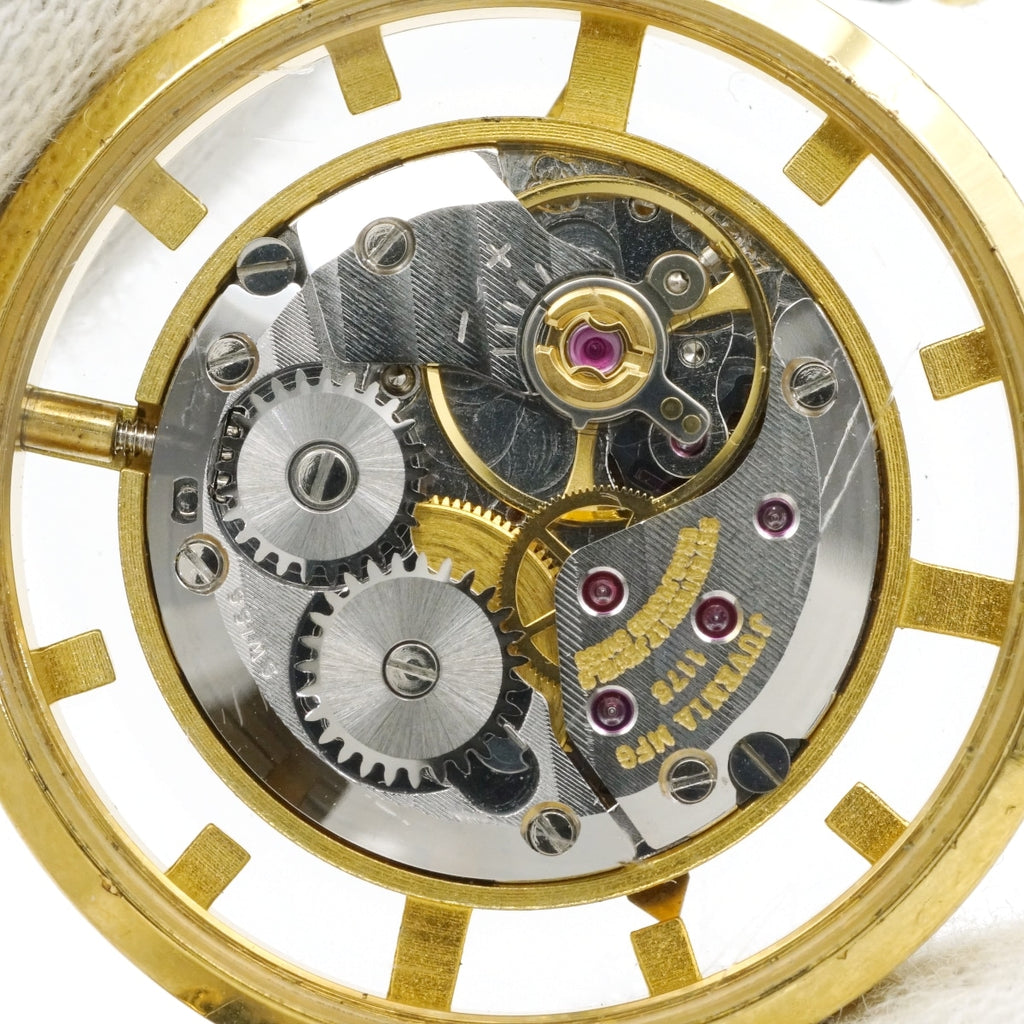 ジュべニア レディース ミステリーダイヤル スケルトン Cal.1175 手巻 OH済 USED