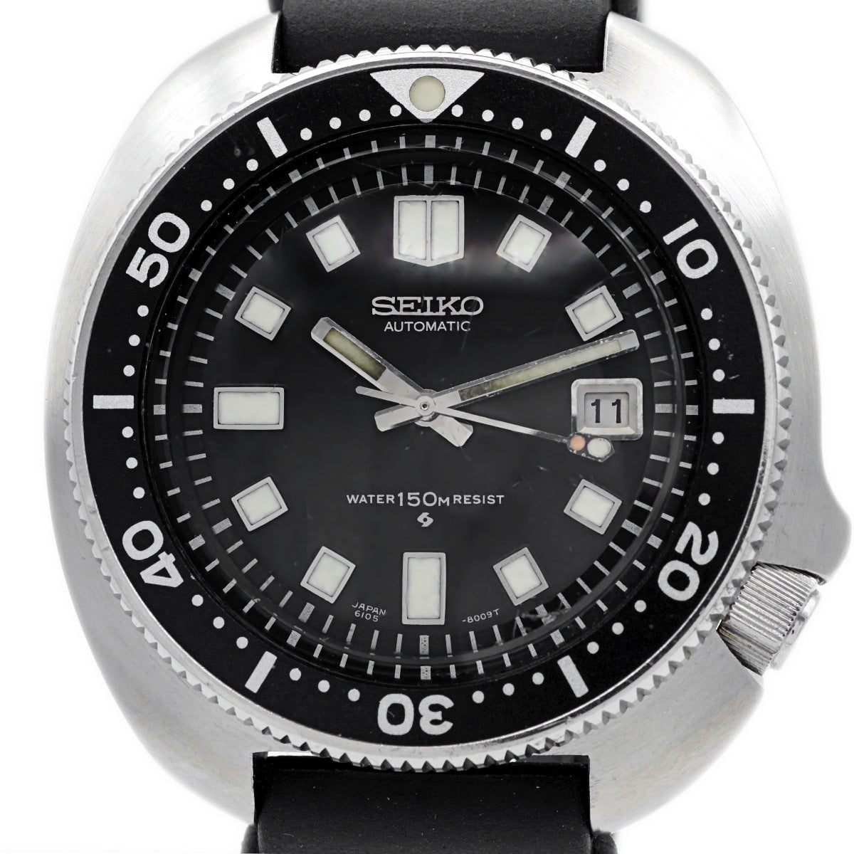 セイコー セカンドダイバー 150m 6105-8110 自動巻 OH済 1974年／昭和49年製 Seiko