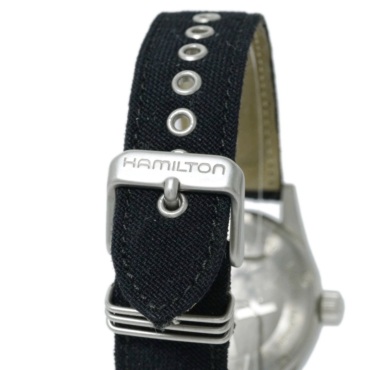 ハミルトン カーキ メカニカル 38mm H694190 ブラック文字盤 Cal.2804-2 手巻き USED Hamilton