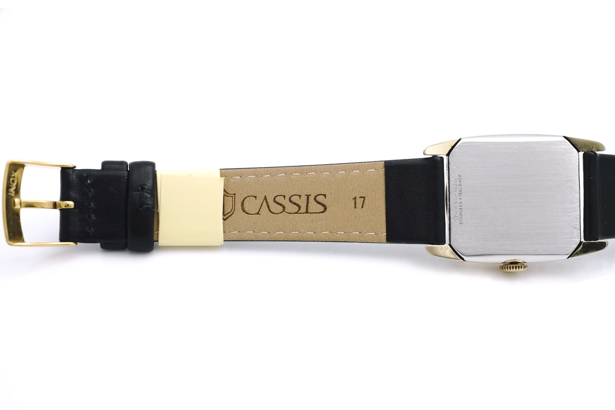 Elgin Ref. 6736, USA-made, gold-plated, domed crystal, Cal. 683, manual wind, O/H, circa 1954