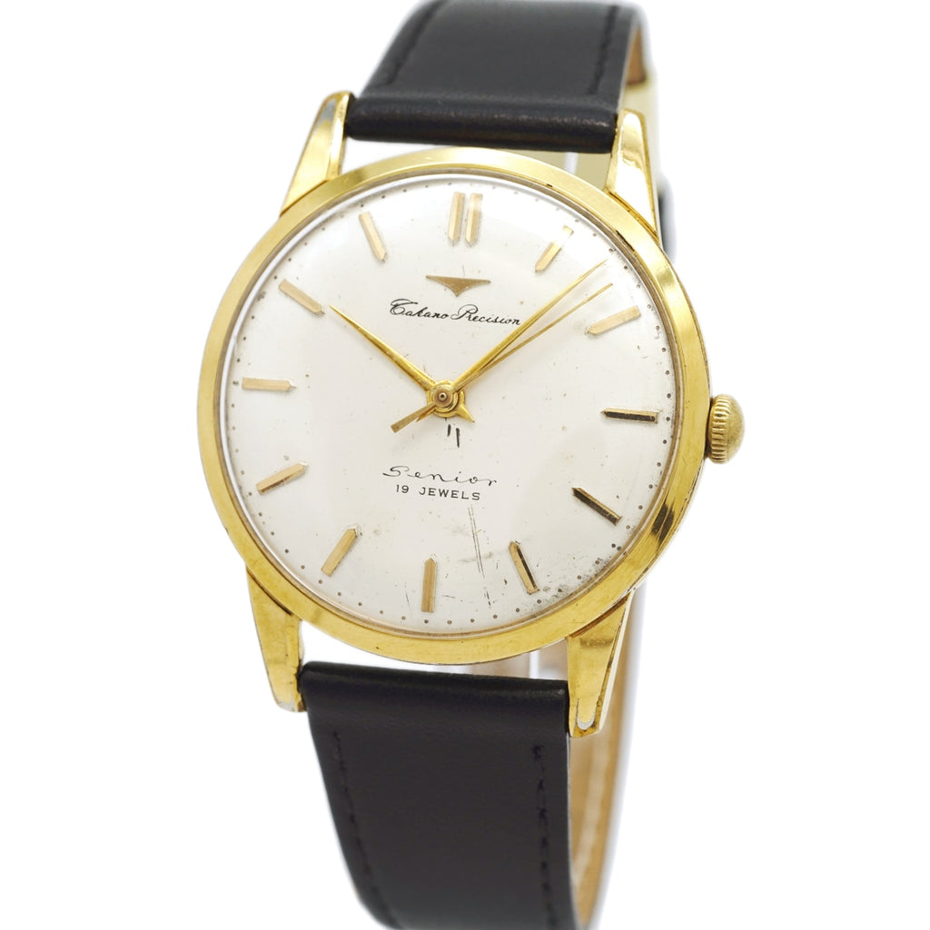 タカノ プレシジョン シニア Ref.14049 金メッキケース 19石赤金機械 手巻 OH済 1959年頃