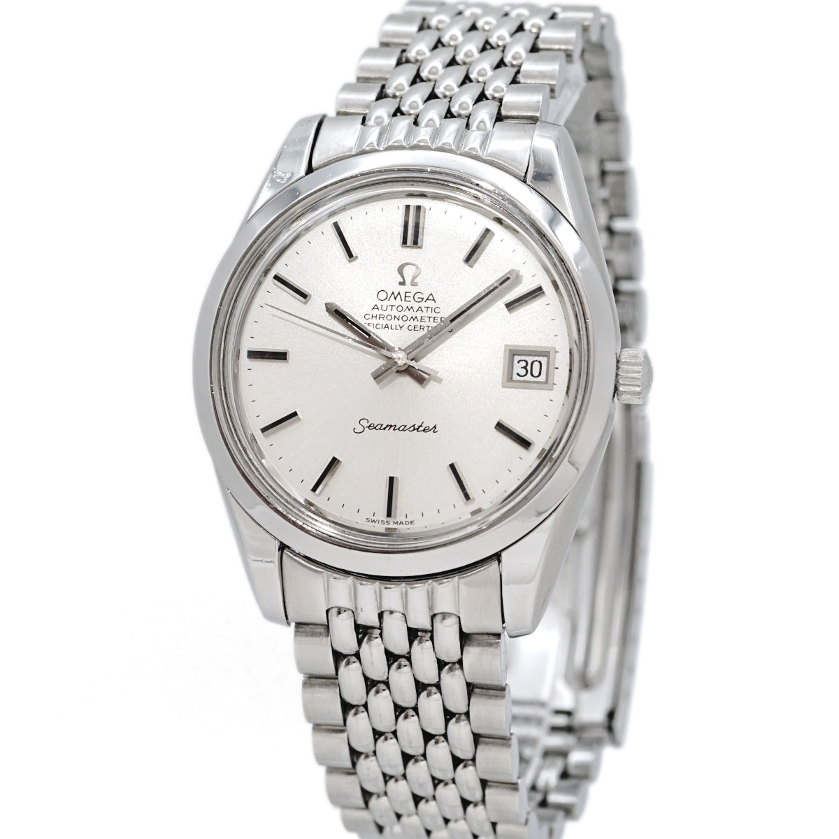 オメガ シーマスター クロノメーター Ref.168.0061 新品風防 Cal.1011 自動巻 OH済 1973年製 Omega
