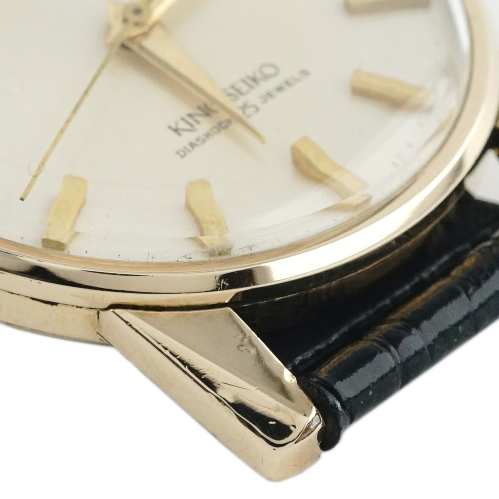 キングセイコー セカンドモデル 44-2000 金張り 盾メダリオン 手巻 OH済 昭和41年/1966年製
