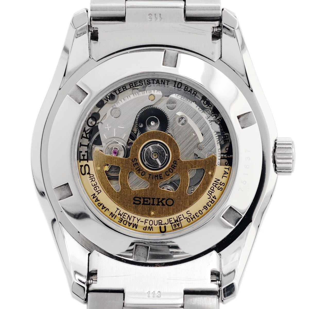 セイコー プレサージュ SARY057 4R36-03H0 自動巻 USED Seiko