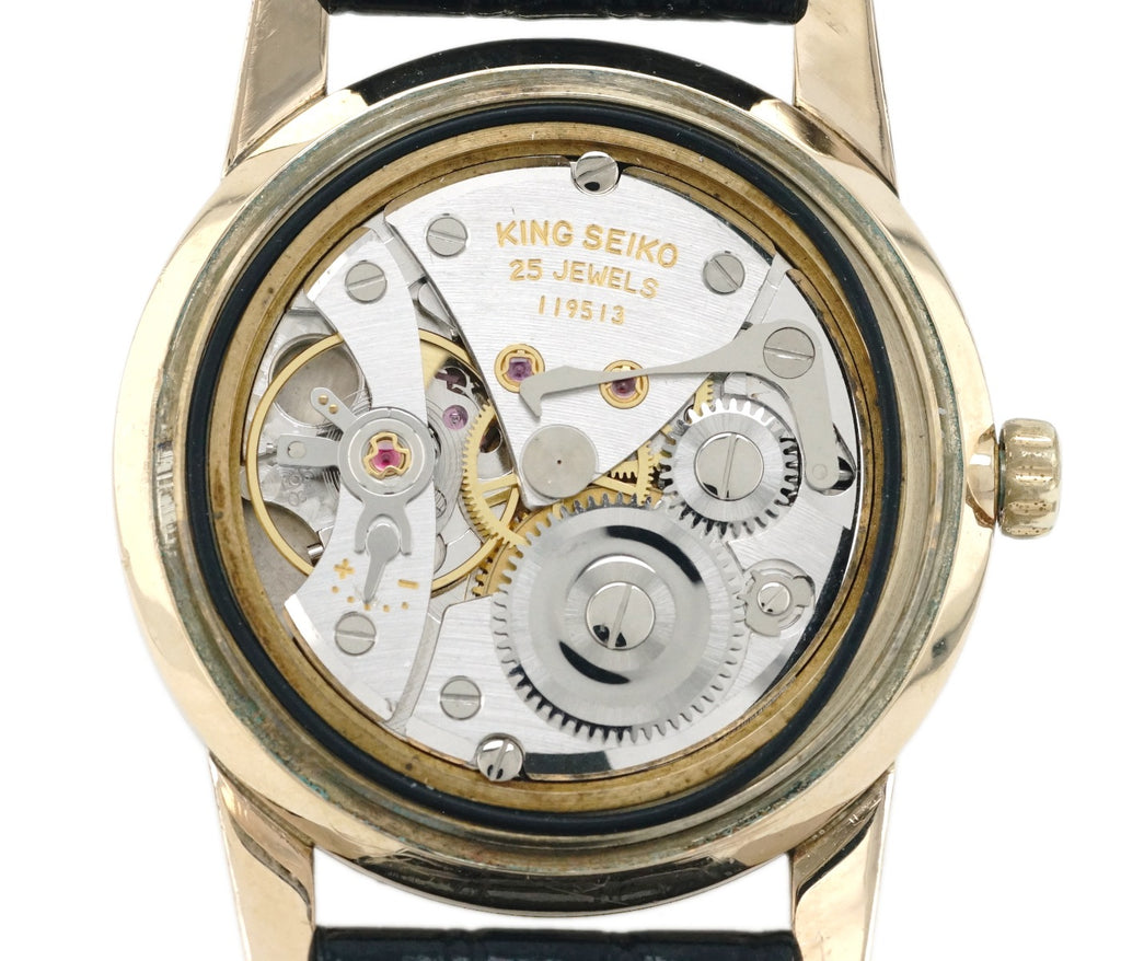 キングセイコー セカンドモデル 44-2000 金張り 盾メダリオン 手巻 OH済 昭和38年/1963年製