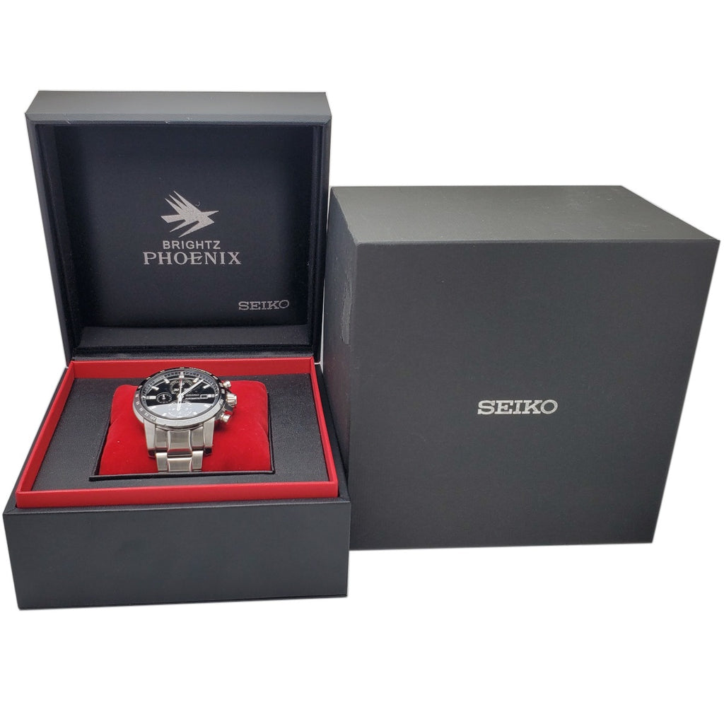 セイコー ブライツ フェニックス メカニカルクロノグラフ SAGH001 6S28-00B0 自動巻 OH済 2008年製 USED Seiko