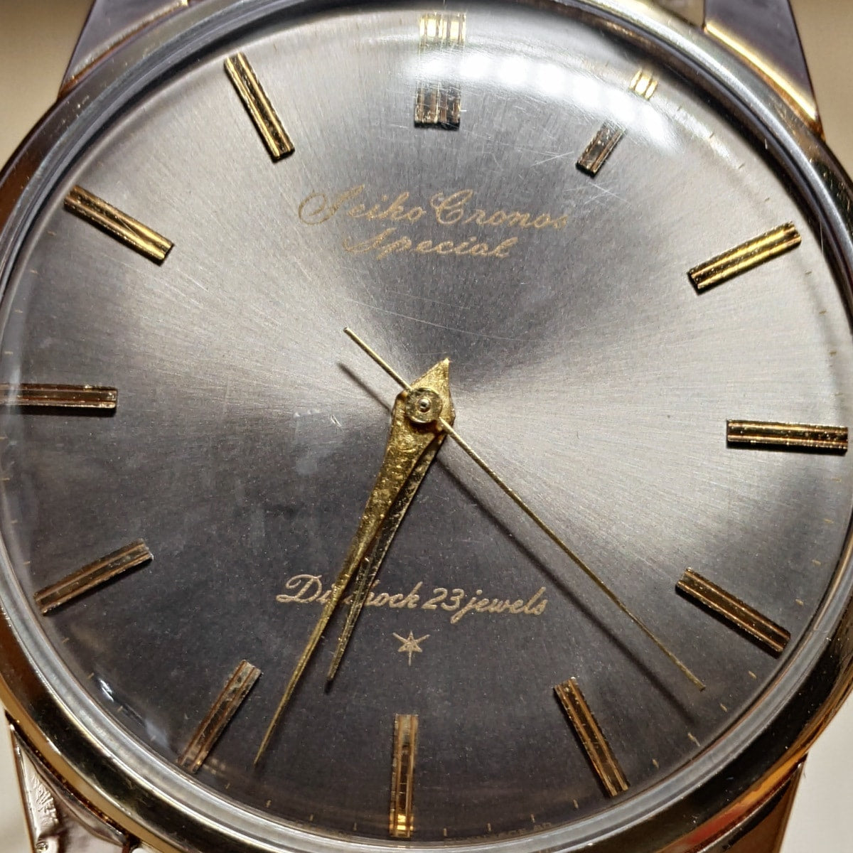 セイコー クロノス スペシャル 15033 金張り Cal.810 23石 手巻 OH済 昭和37年/1962年製