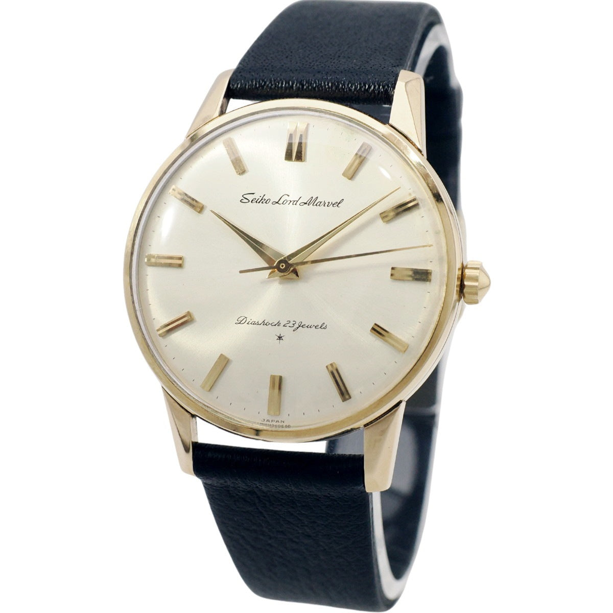 セイコー ロードマーベル 15023E 14金張り AD文字盤 23石 手巻 OH済 昭和39年/1964年製 Seiko