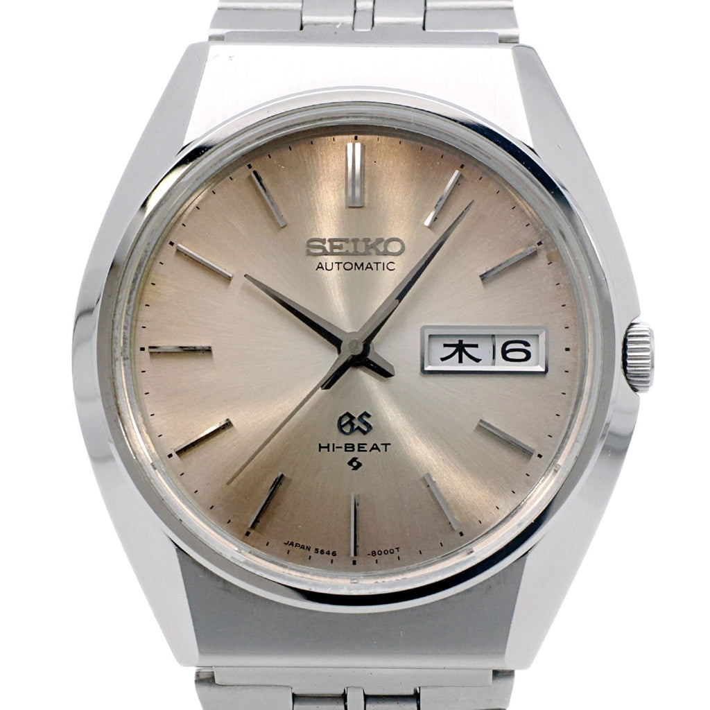 グランドセイコー 5646-8000 SEIKOブレスレット ベゼル/ガラス新品 自動巻 OH済 昭和46年/1971年製 GrandSeiko