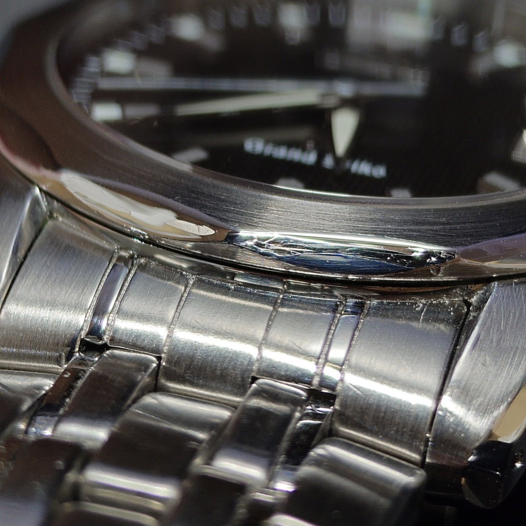 グランドセイコー SBGF001 8J56-8000 ねじ込みリューズ 純正ブレスレット クオ－ツ 1995年製 USED Seiko