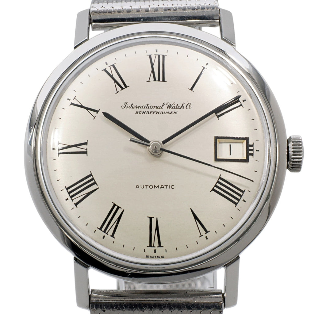 IWC Ref.818AD 純正メッシュブレス Cal.8541B 自動巻 OH済 1972年製 International Watch Co