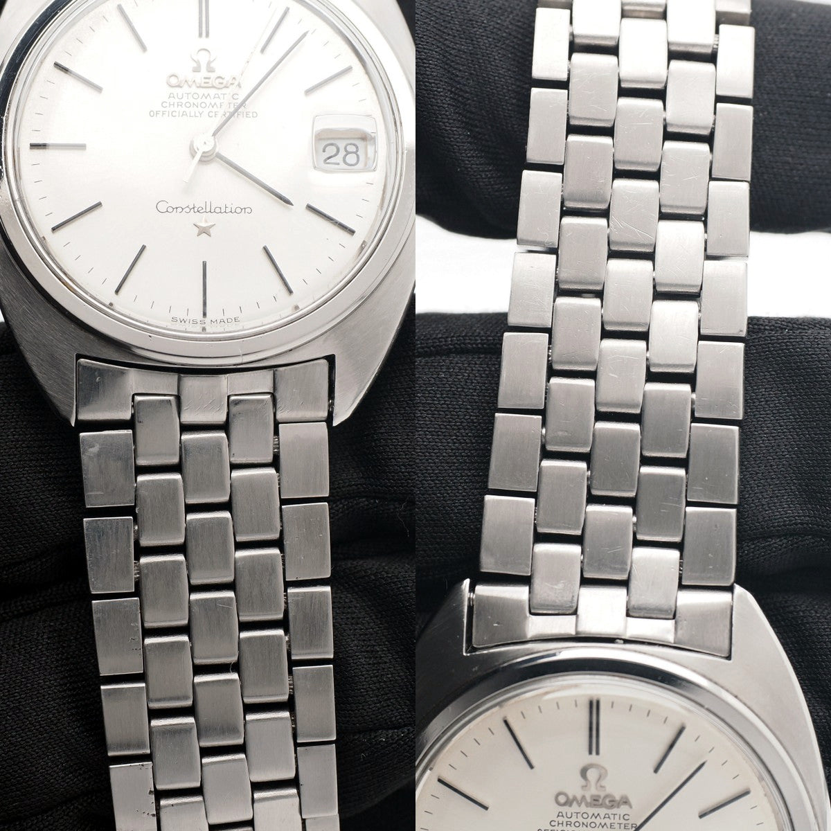 Omega Constellation 168.017, original bracelet, Cal. 561 automatic, serviced, made in 1966