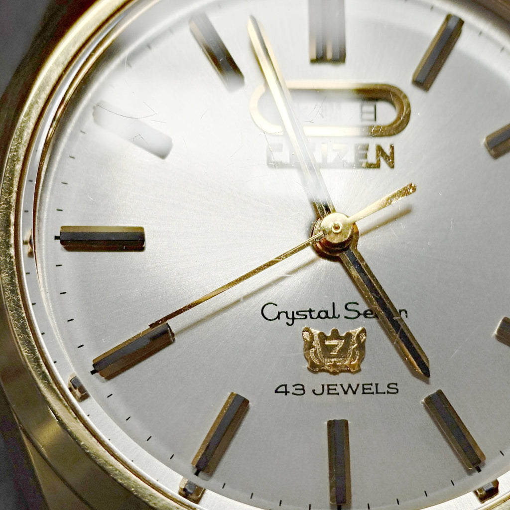 Citizen Crystal Seven 43 Jewels Gold Filled ACSF2924-Y Cal.5204 Automatic Winding Overhauled Manufactured in 1967