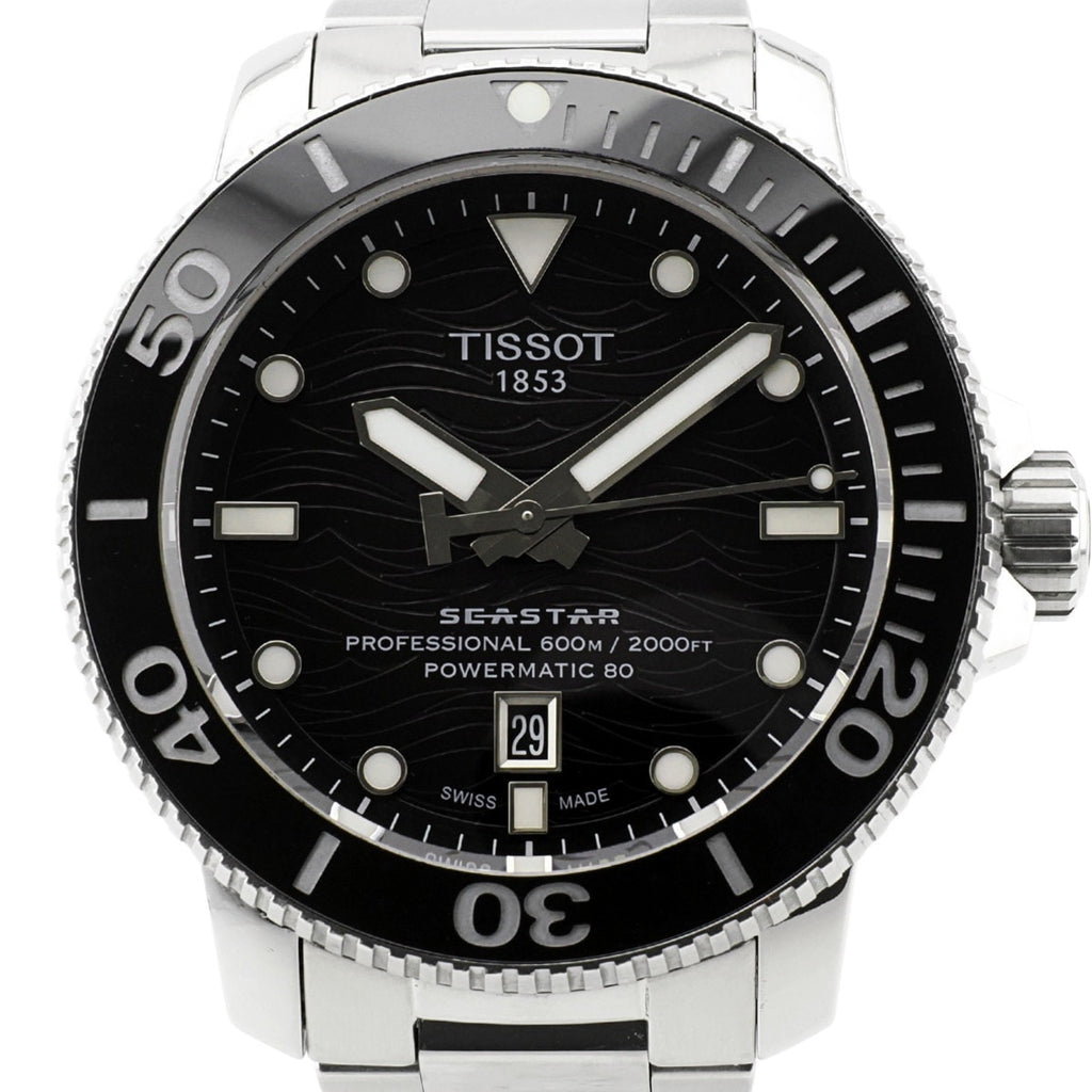TISSOT ティソ シースター 2000 プロフェッショナル T120607A (T120.607.17.441.00) 自動巻 OH済 純正ブレスレット＆ラバーベルト付属 USED