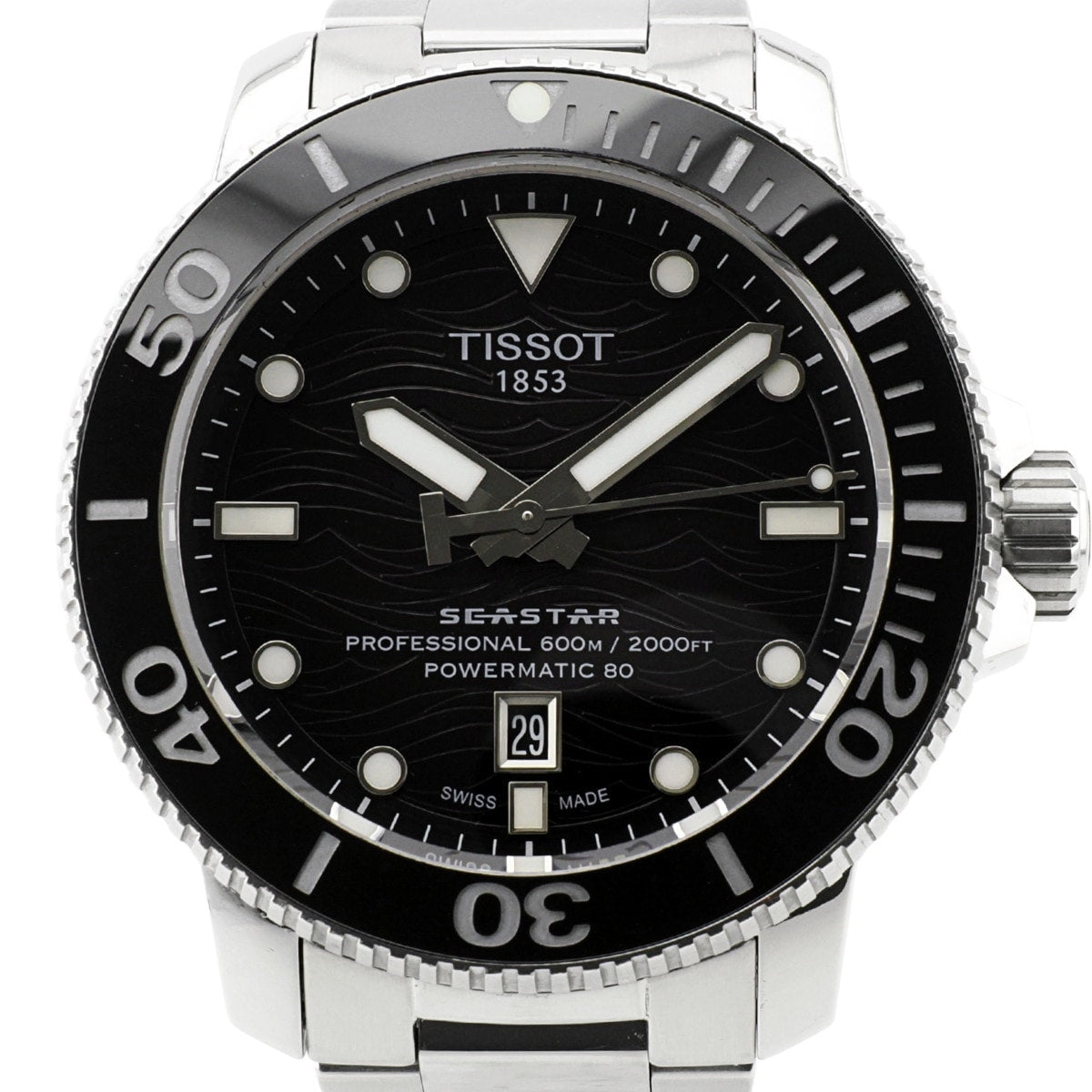 TISSOT ティソ シースター 2000 プロフェッショナル T120607A (T120.607.17.441.00) 自動巻 OH済 純正ブレスレット＆ラバーベルト付属 USED