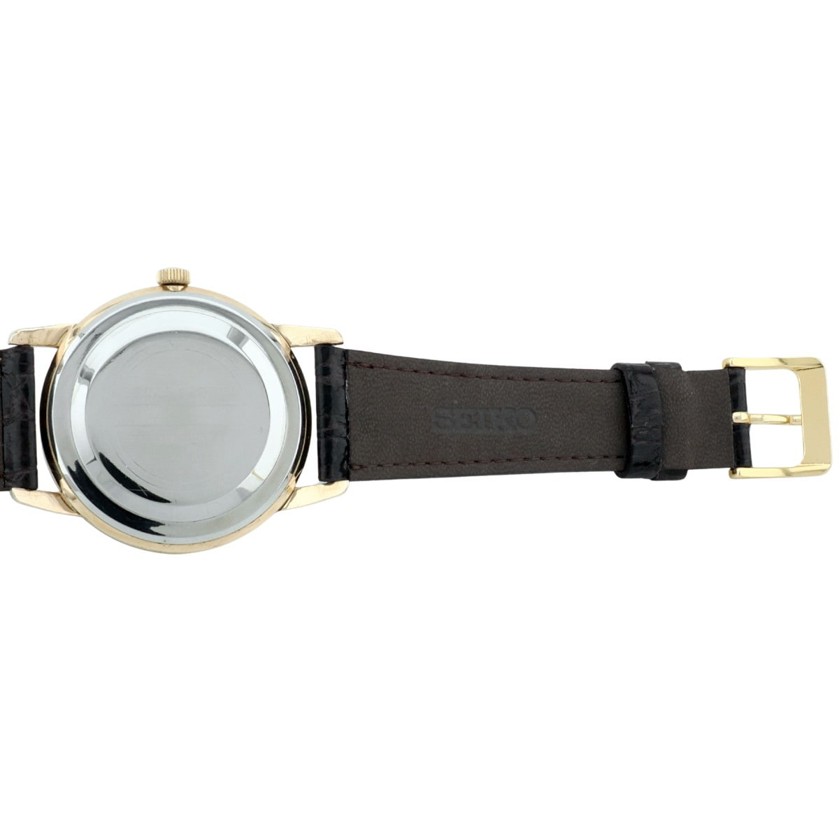 Seiko Crown Special 15021 14K Gold Filled/SS Caseback Cal.341 23 Jewels Manual Winding Overhauled Made in 1963 (Showa 38)