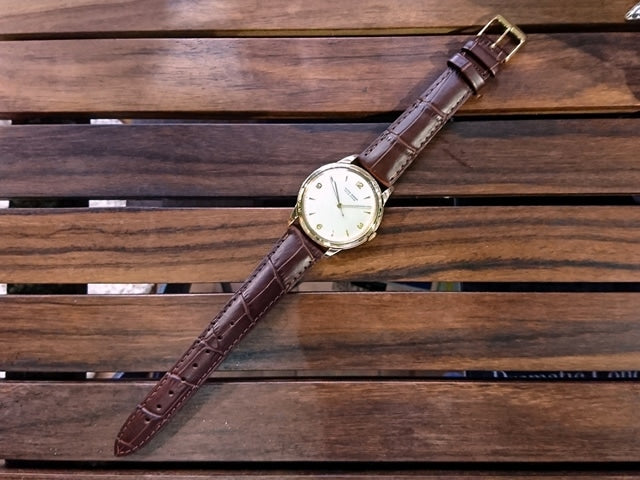 ユリスナルダン 3針 ラウンド 14K 手巻 OH済 1950年代 Ulysse Nardin