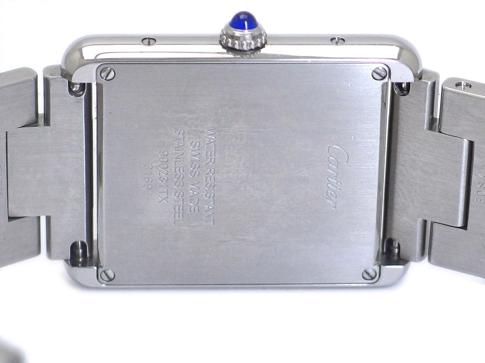 カルティエ タンクソロ LM メンズ W5200014 Ref.3169 クォーツ 2015年頃 USED　Cartier