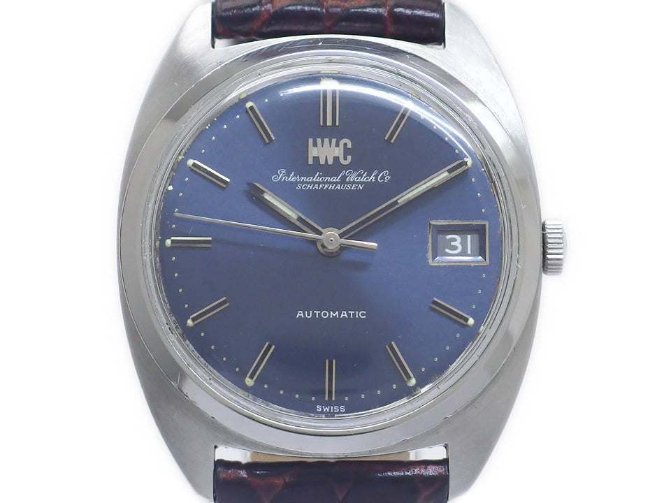 IWC Ref.1827 ブルー文字盤 Cal.8541B 自動巻 OH済 1971年製