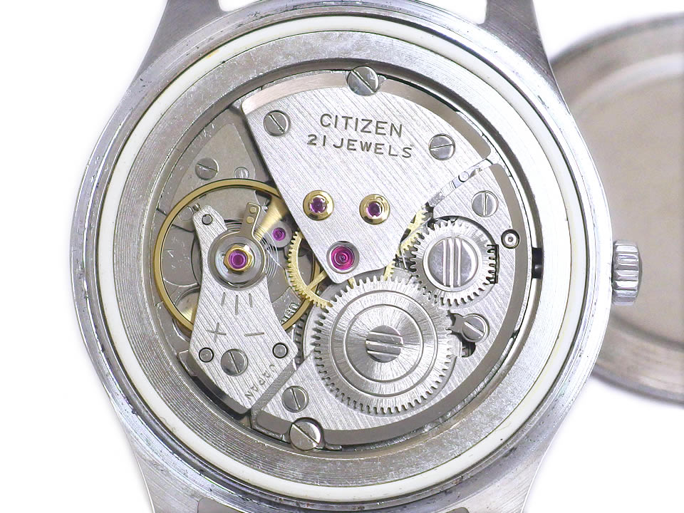 シチズン ホーマー 国鉄時計 金局 21石 手巻 OH済 昭和52年製 Citizen