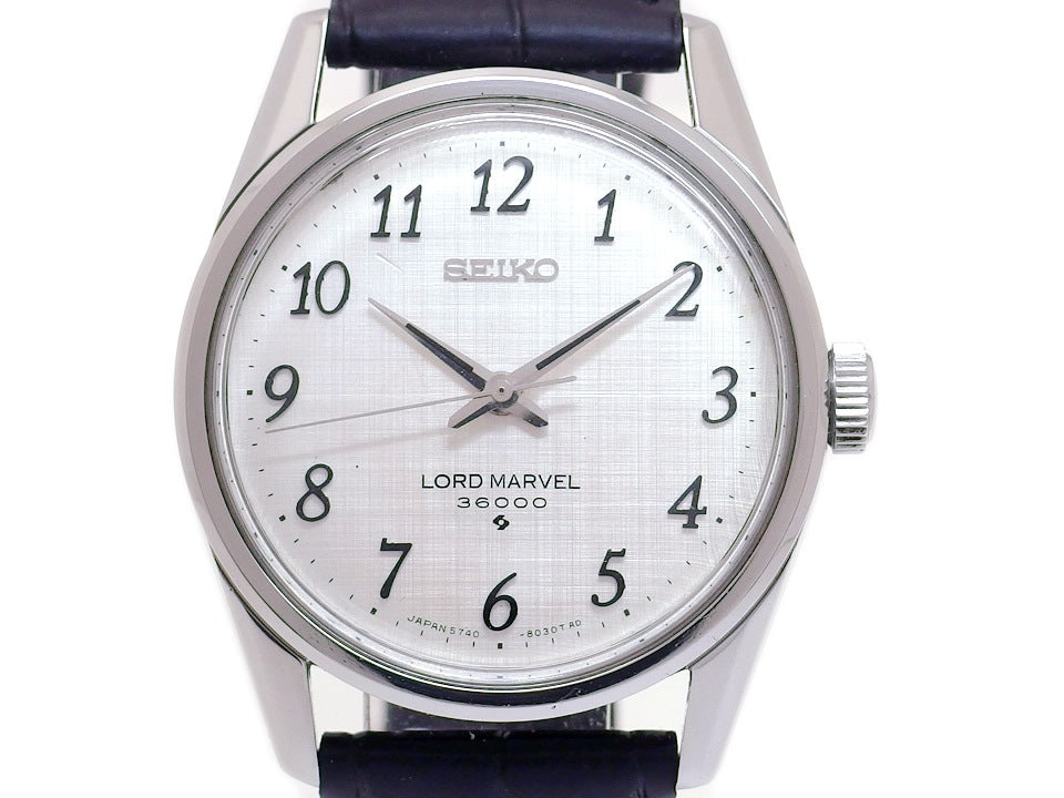 セイコー ロードマーベル 36000 5740-8000 アラビアインデックス 手巻 OH済 昭和44年製 Seiko