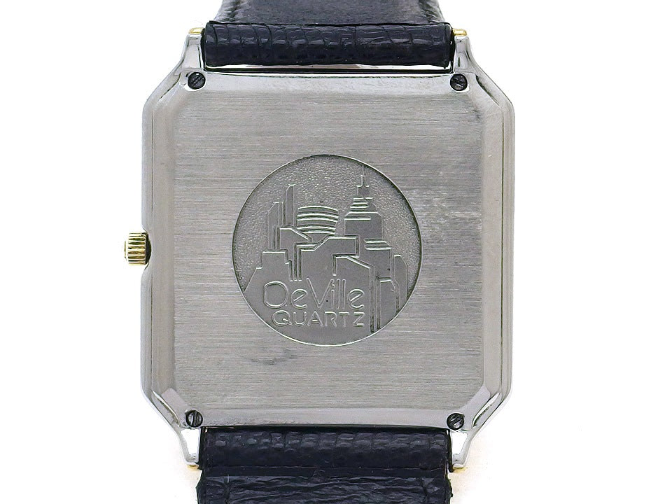 オメガ デヴィル Ref.195.0049 スクエアケース GP/SS Cal.1378 クオーツ 1990年代 USED Omega