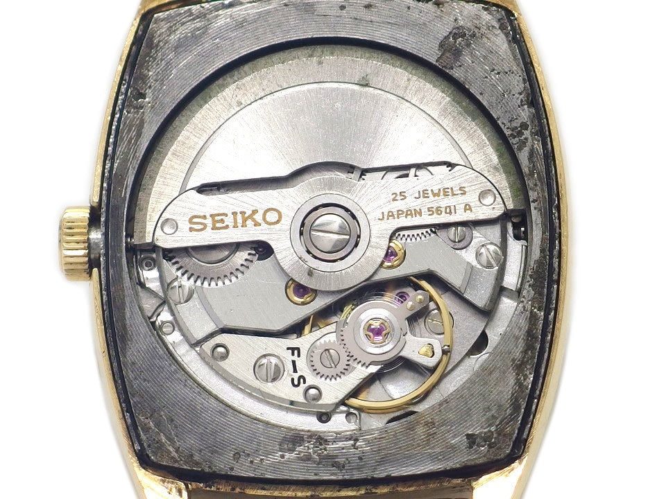 【希少】グランドセイコー 5641-5000 トノー型 18金無垢ケース 自動巻 OH済 昭和48年製 Seiko