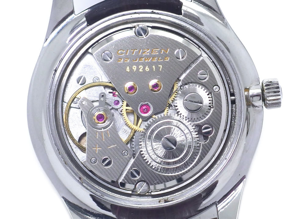 シチズン クロノマスター 4-020171 Y 鷲メダリオン Cal.0920 22石 手巻 OH済 昭和44年製 Citizen