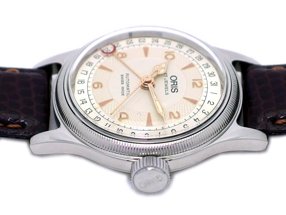 オリス ビッグクラウン ポインターデイト レディース 32mm 584 7400 自動巻 OH済 2000年代 USED