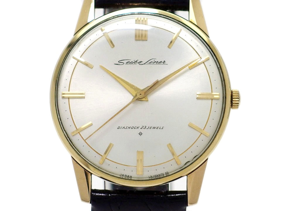 セイコー ライナー J15007E 14KGF Cal.3140 23石 手巻 OH済 昭和37年頃 Seiko